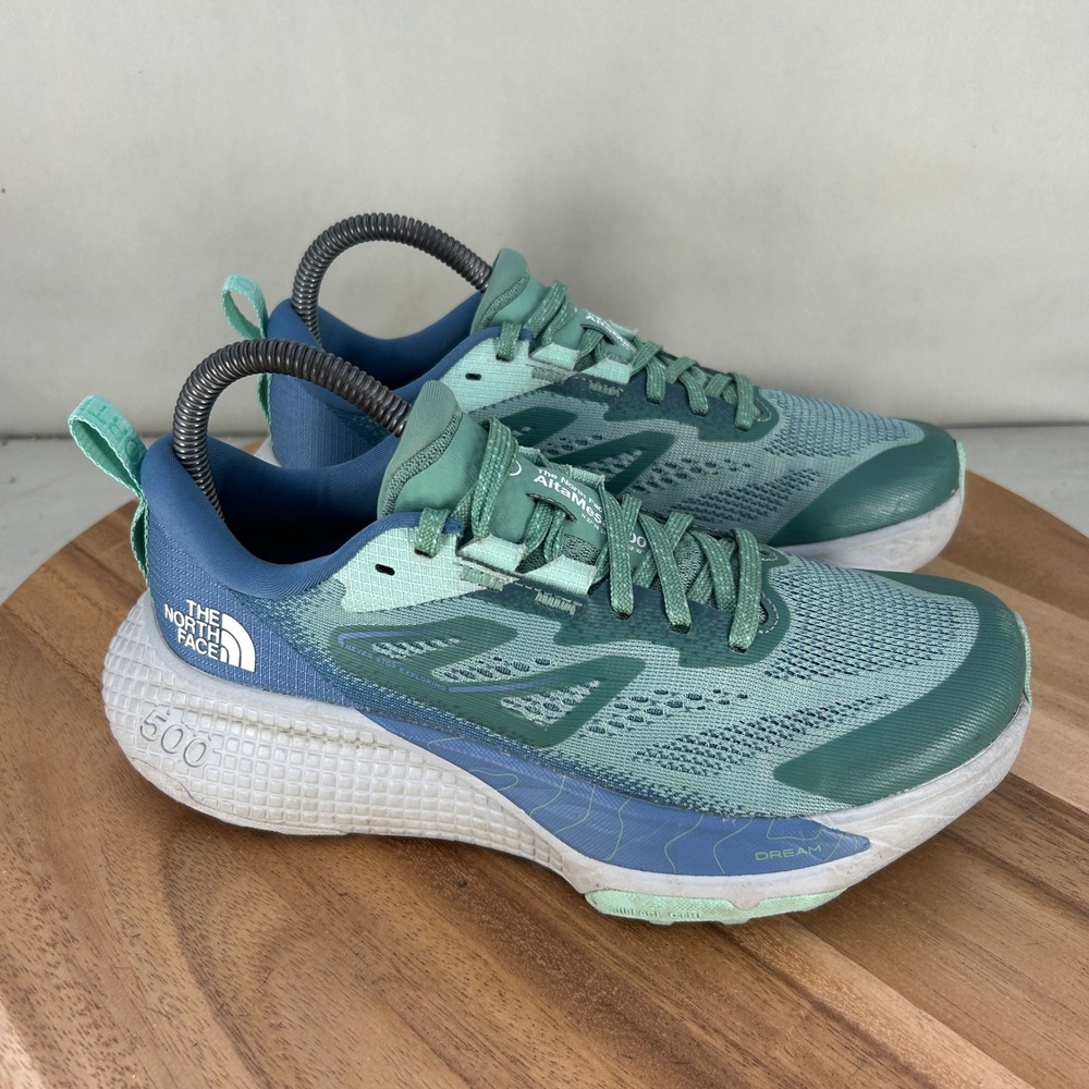 The North Face Altamesa 500 Womens Trail Running Shoes Green Blue Size 7